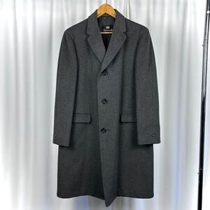 Vintage 50' 60’s ‘Newcastle - Eatons of Canada’ Long Wool Peacoat in Grey - M/L
